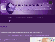 Tablet Screenshot of feedingfundamentals.com